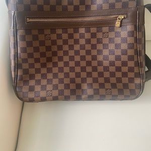 Louis Vuitton computer/large flap bag